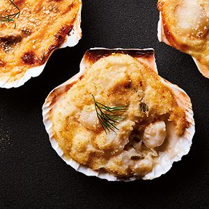 Coquille St-Jacques Normandie sauce champagne