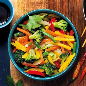 Légumes pour wok biologiques